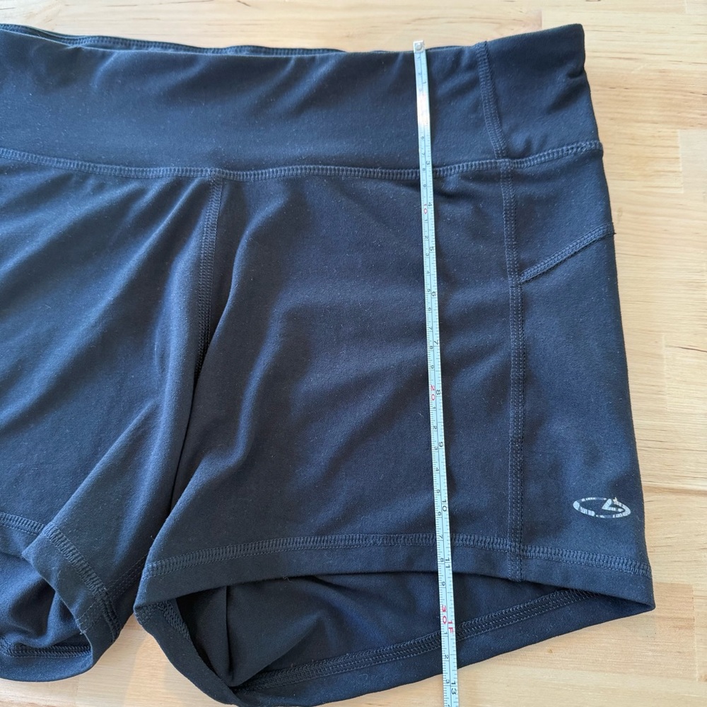 Champion‎ Women's Short Black Bike Shorts - Picture 5 of 6